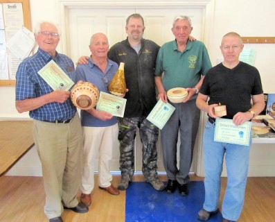 Winners of the September certificates with Nick Agar